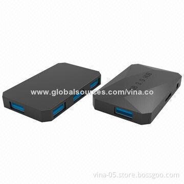OEM 4 Ports USB3.0 Hubs, 5Gbps High-speed, Plug-and-play Function